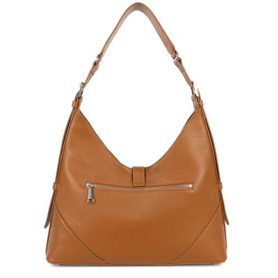 large hobo bag - milano delta #couleur_camel