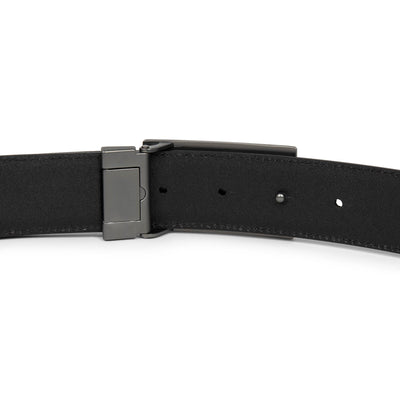 Belt - ceinture cuir lisse homme #couleur_noir