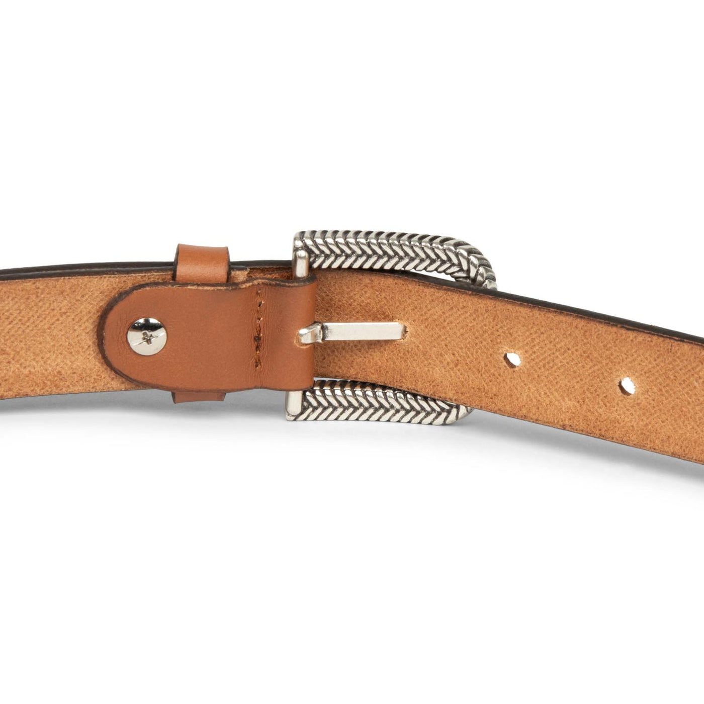 belt - ceinture cuir végétal femme #couleur_cognac