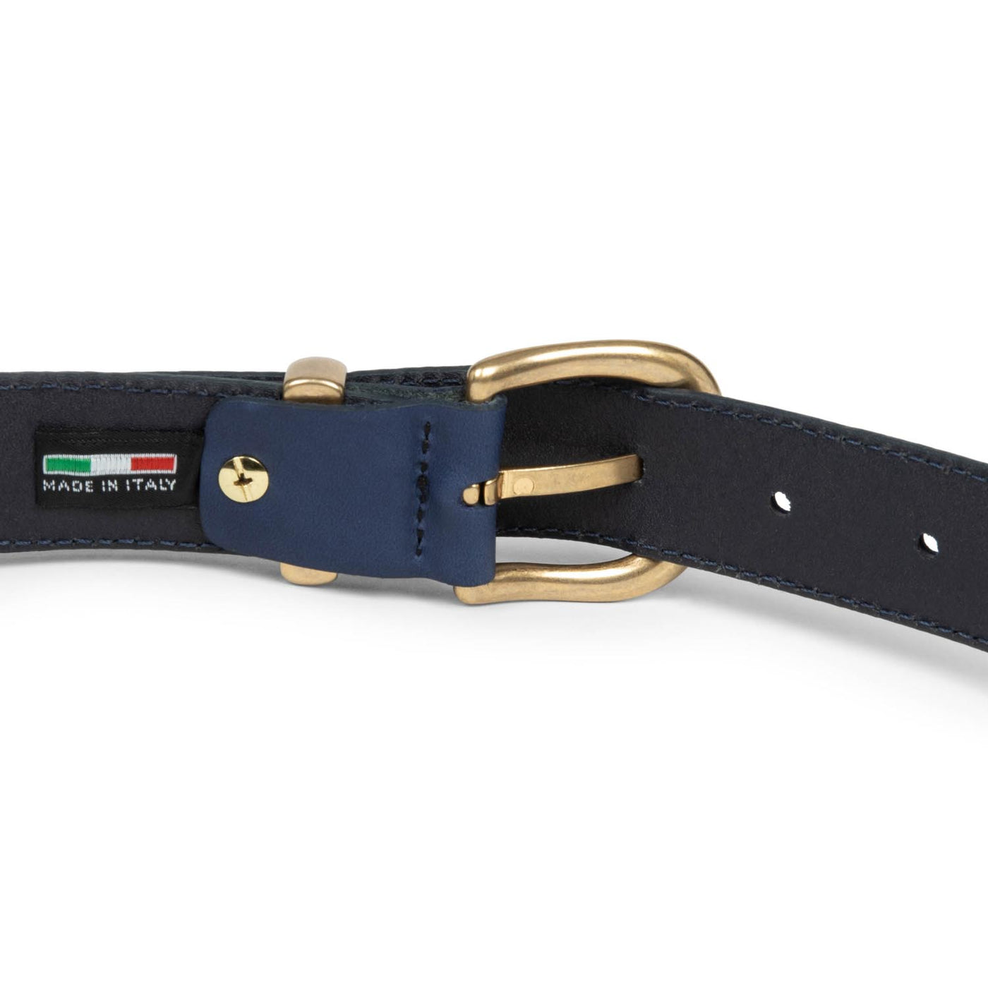 belt - ceinture cuir lisse femme #couleur_bleu-cendre