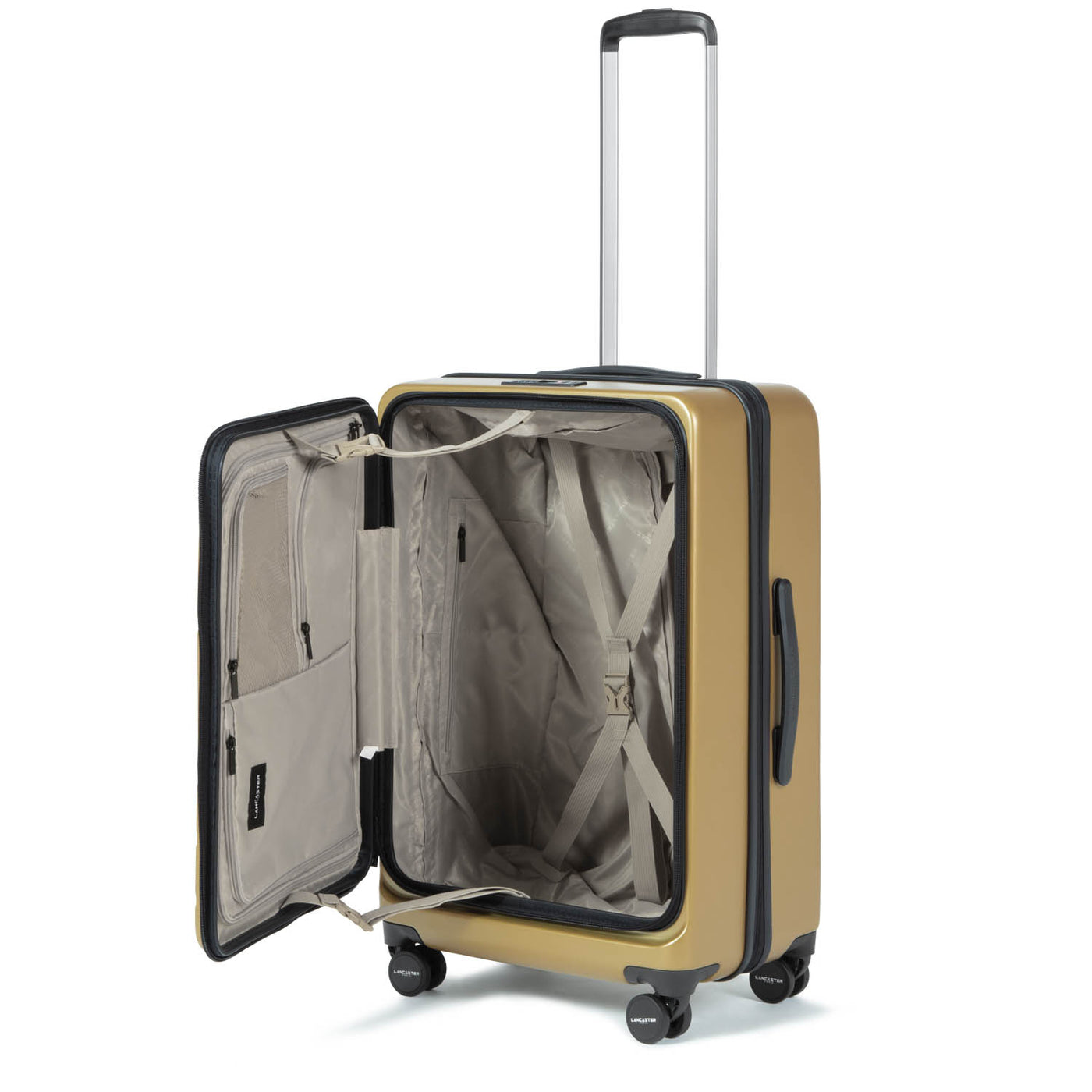 assortment of 3 luggage - luggage #couleur_or-mat