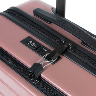 assortment of 3 luggage - luggage #couleur_rose-antic