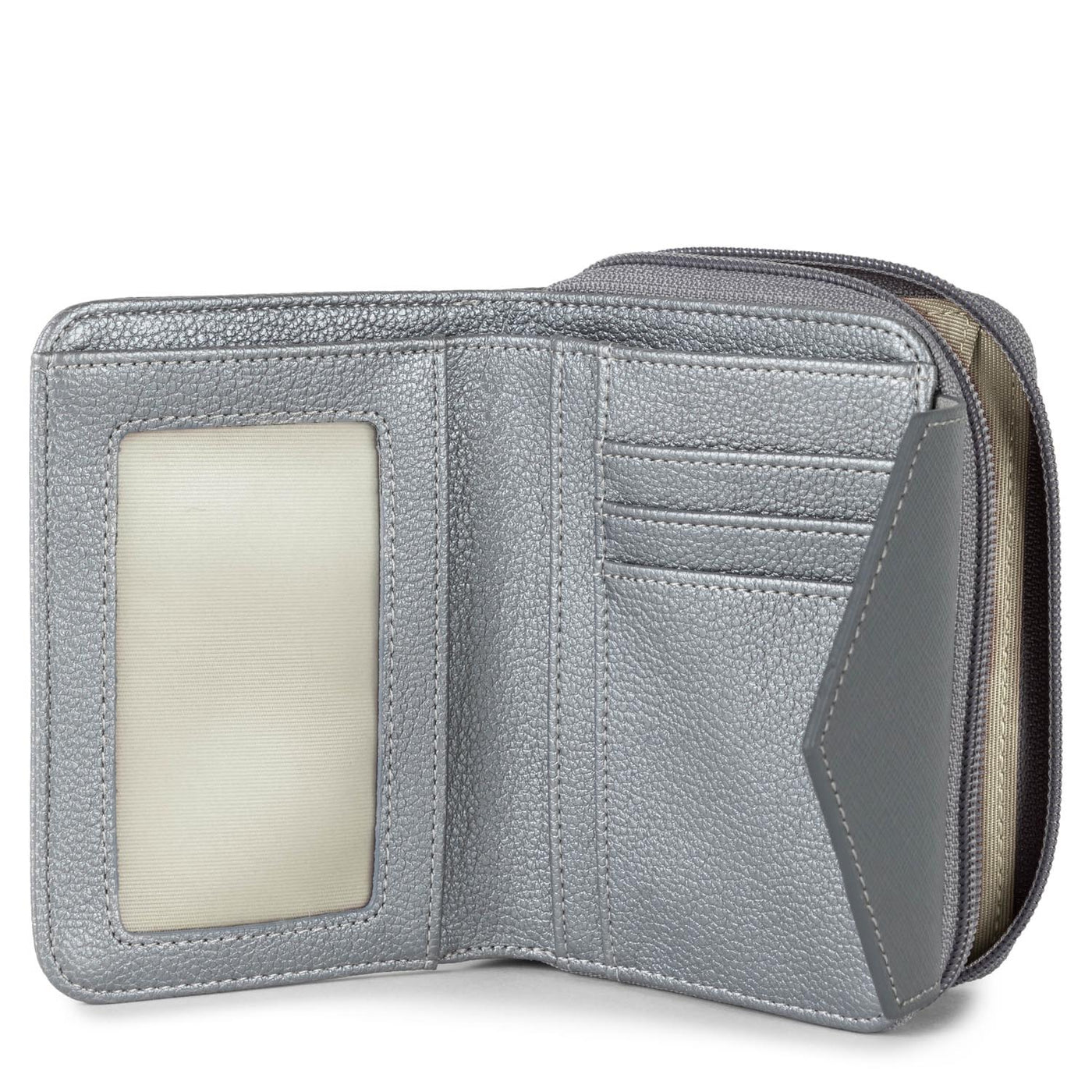 back to back wallet - maya #couleur_argent-bleu-cendre-gris