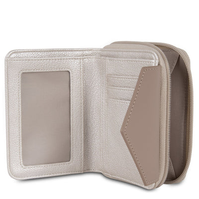 back to back wallet - maya #couleur_nacre-blanc-nude