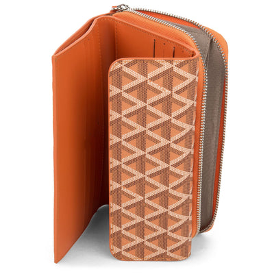 back to back organizer wallet - ikon #couleur_orange