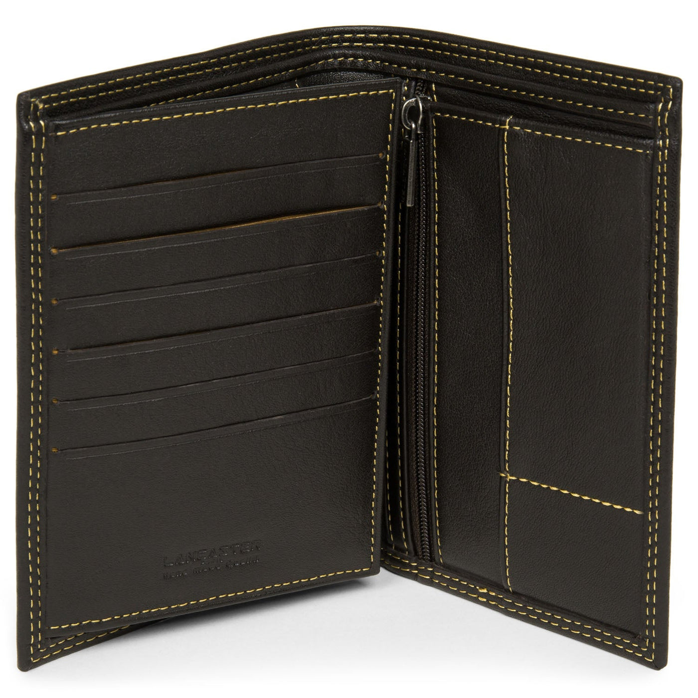 large wallet - soft vintage homme #couleur_marron-jaune