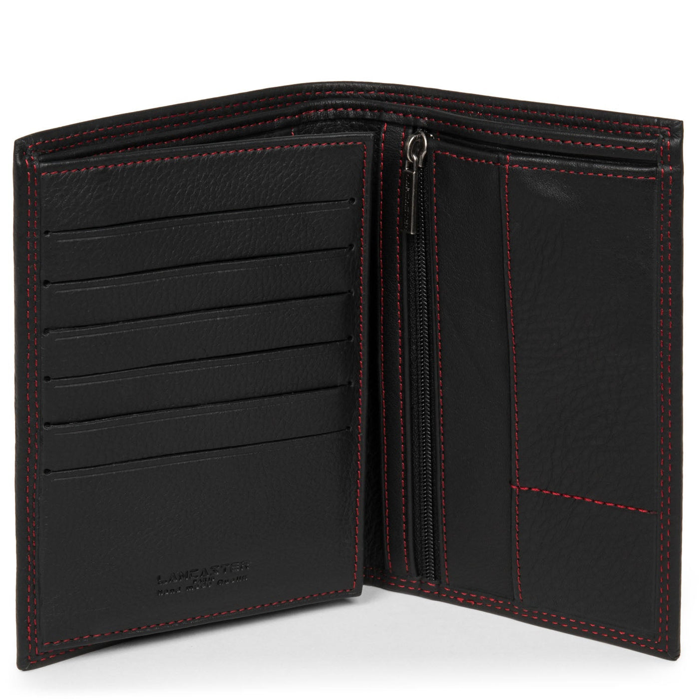 large wallet - soft vintage homme #couleur_noir-rouge