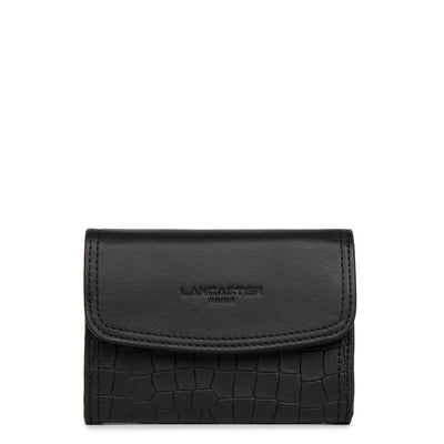 wallet - soft vintage nova #couleur_noir-croco