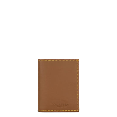 small wallet - soft vintage homme #couleur_camel-jaune