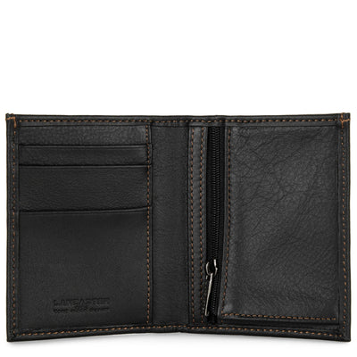 small wallet - soft vintage homme #couleur_noir-camel