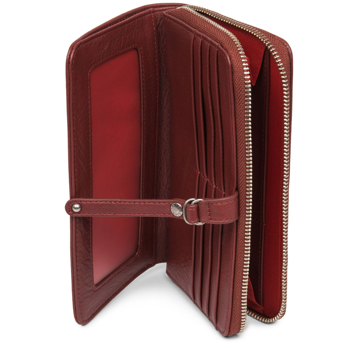 back to back organizer wallet - soft vintage #couleur_bordeaux