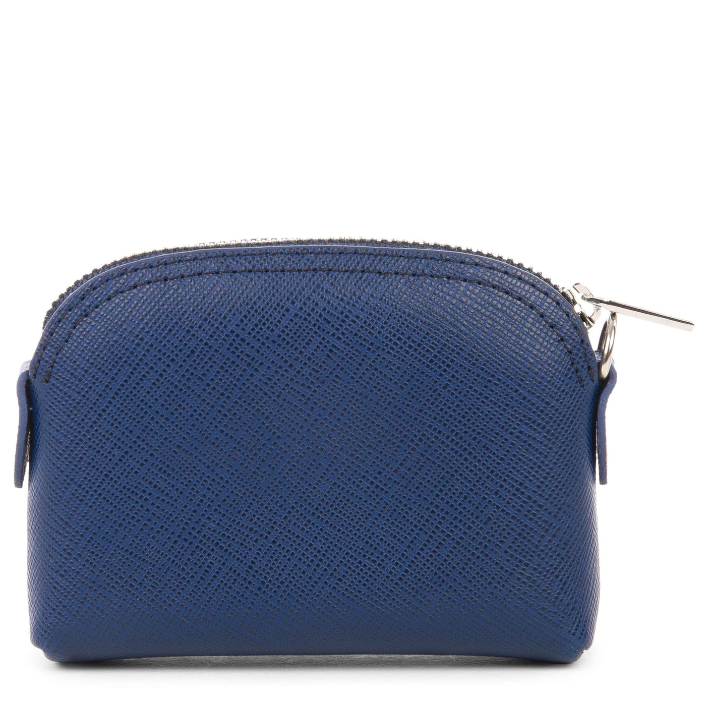 coin purse - saffiano intemporel #couleur_bleu-fonc