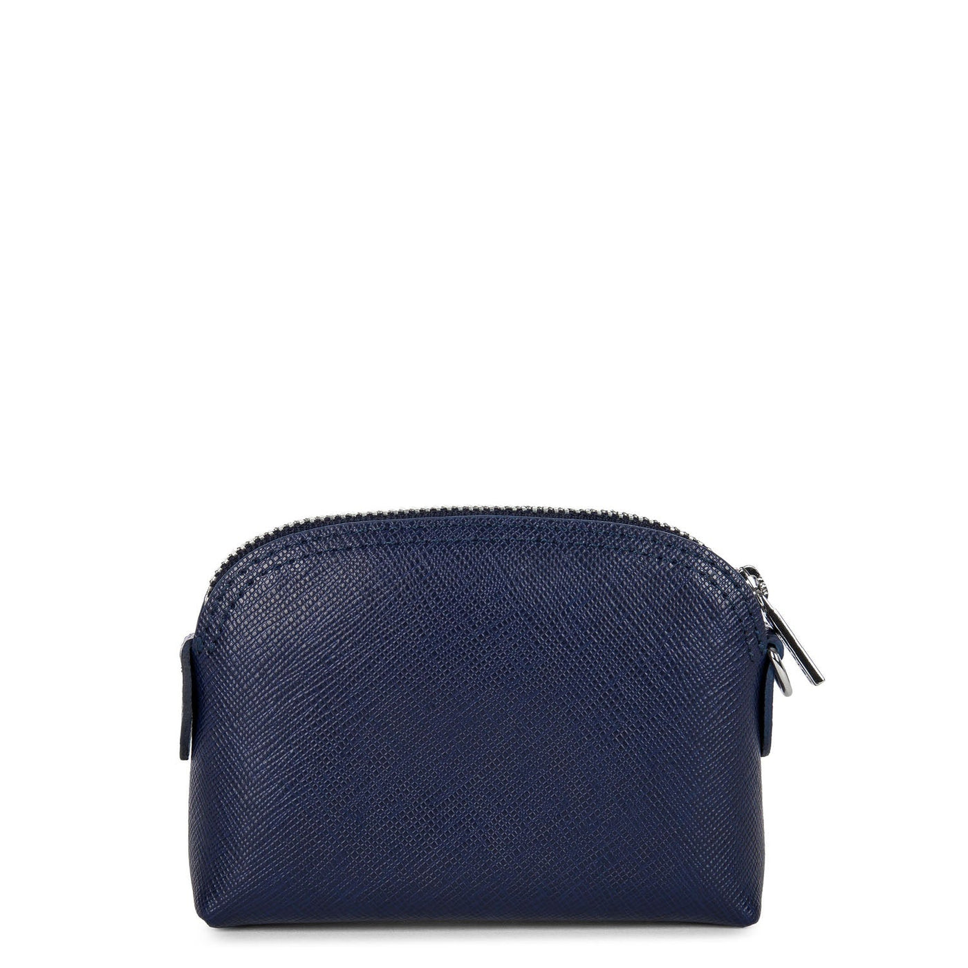 coin purse - saffiano intemporel #couleur_bleu-fonc