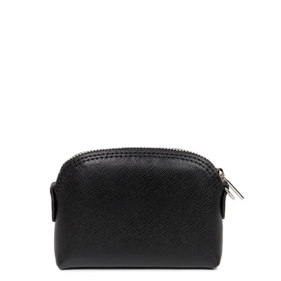 coin purse - saffiano intemporel #couleur_noir