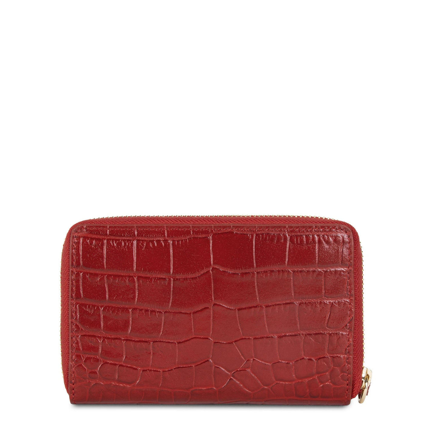 wallet - exotic croco cn #couleur_rouge
