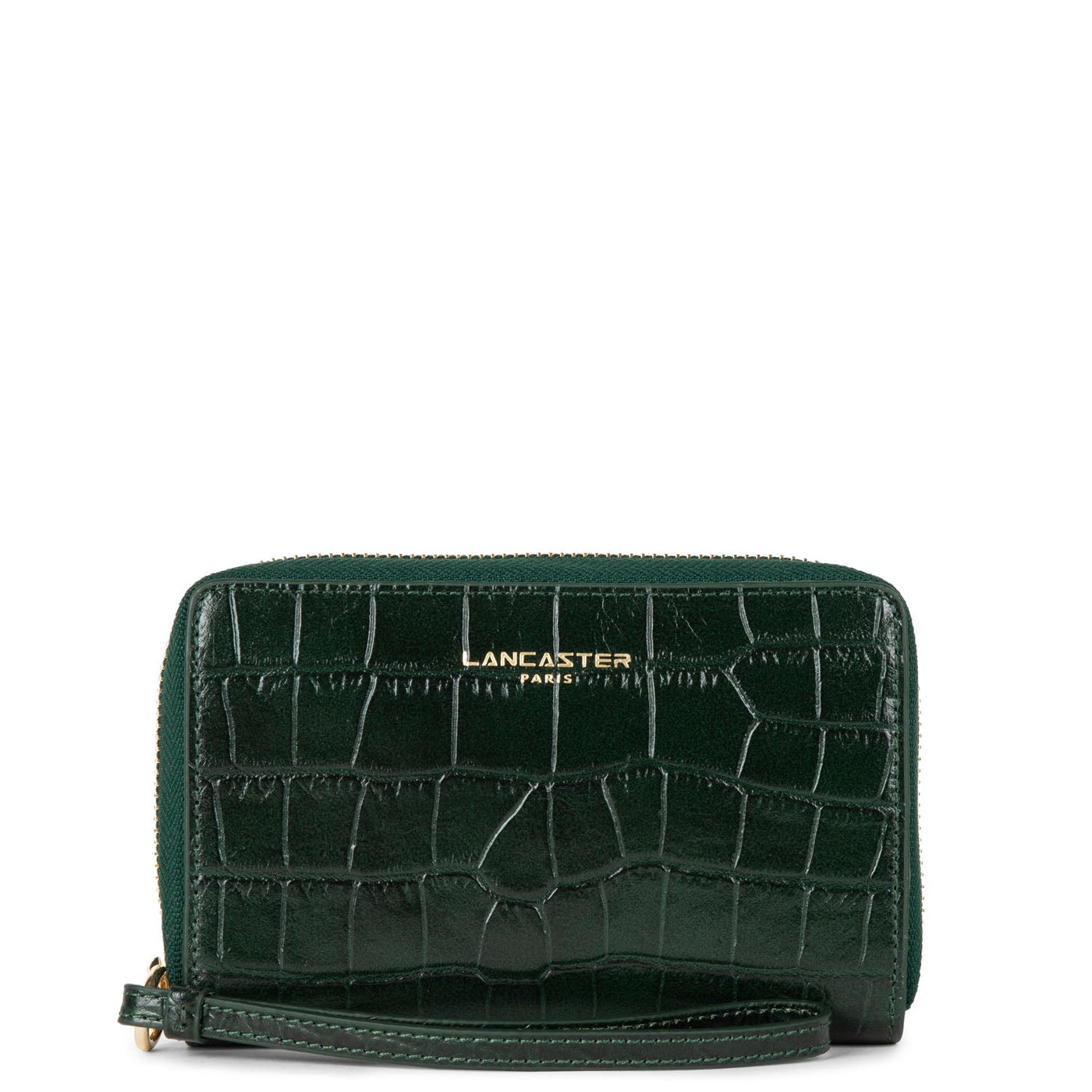 wallet - exotic croco cn #couleur_vert-pin