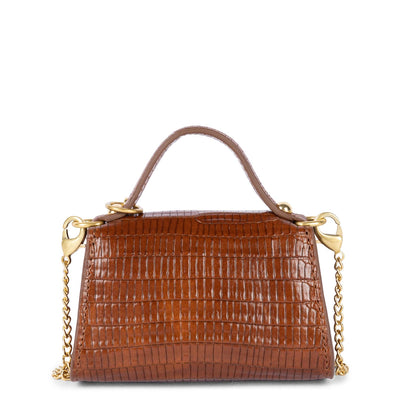 mini coin purse - exotic lézard & croco cn #couleur_cognac-lzard