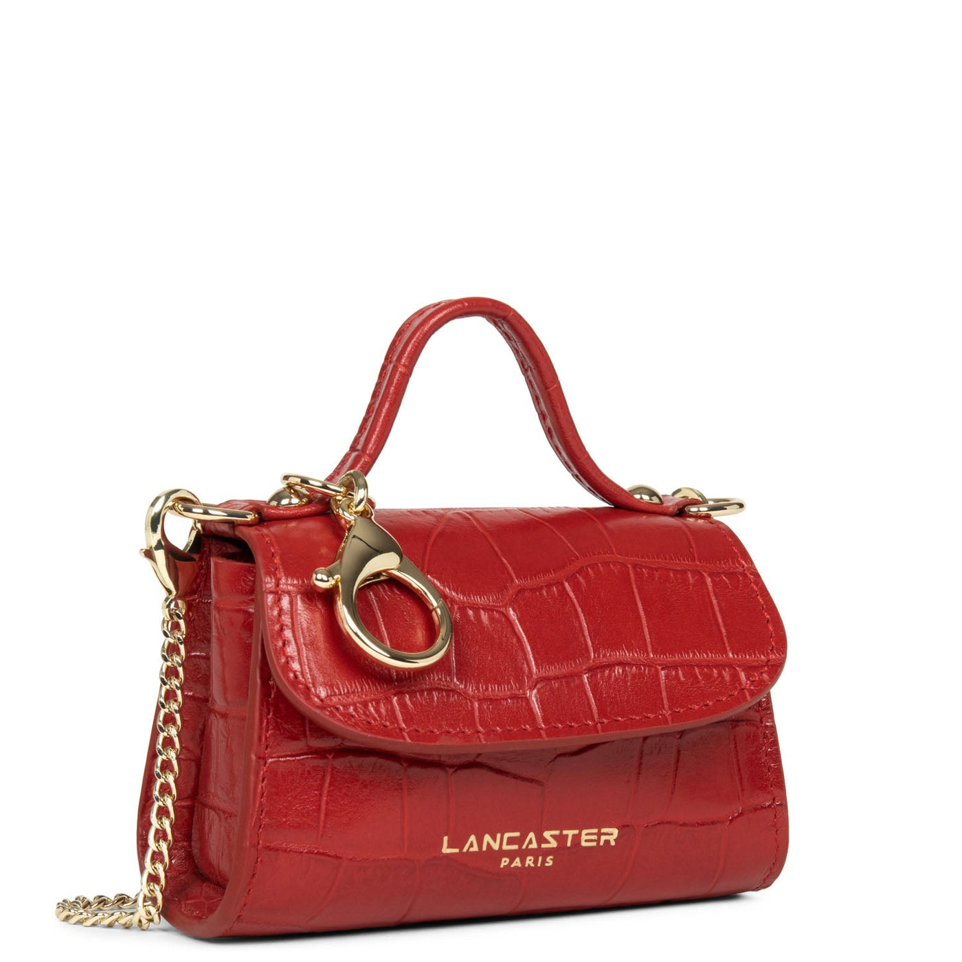 mini coin purse - exotic lézard & croco cn #couleur_rouge