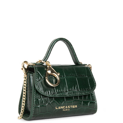 mini coin purse - exotic lézard & croco cn #couleur_vert-pin