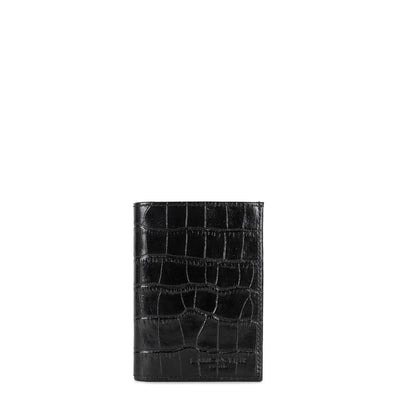 card holder - croco homme #couleur_noir