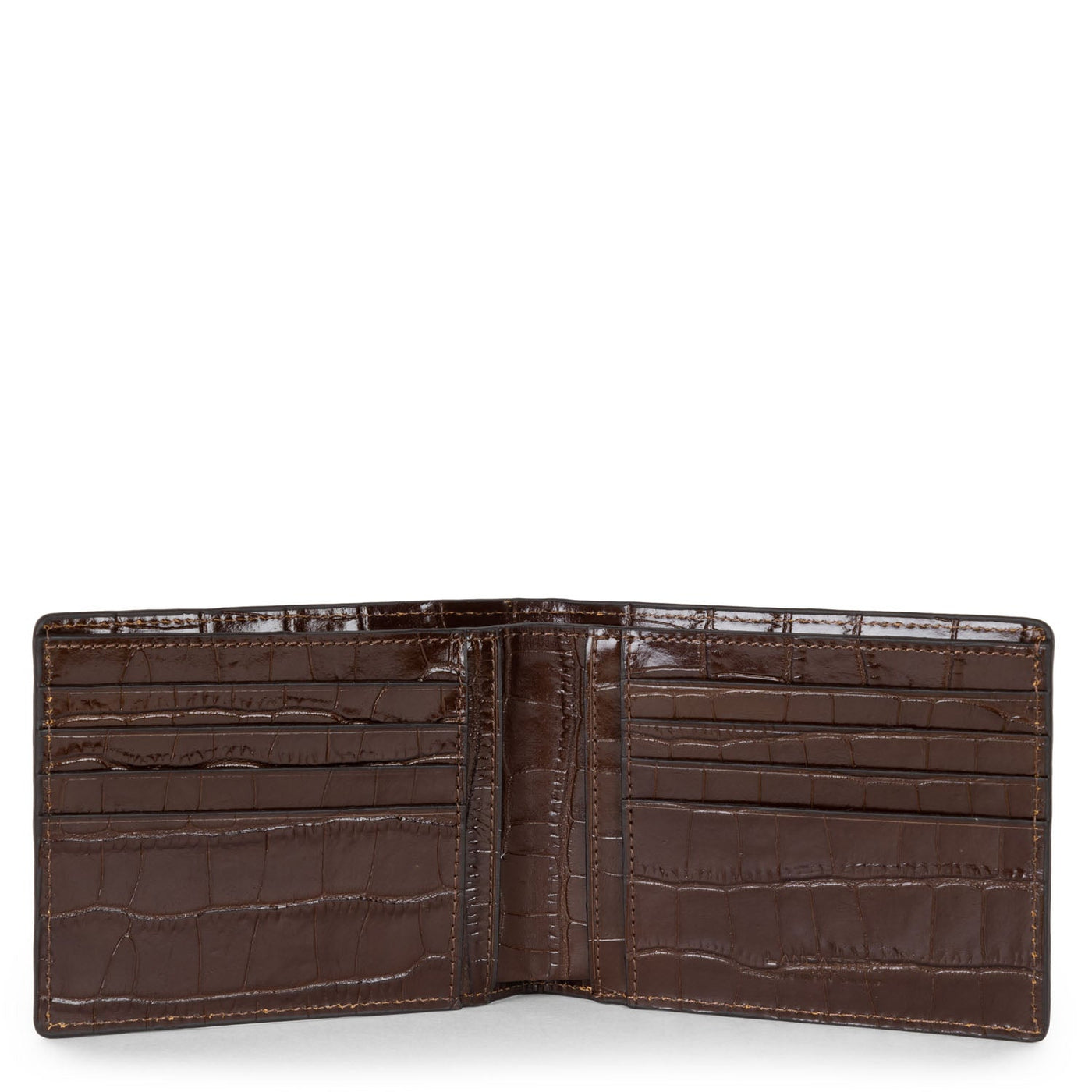 card holder - croco homme #couleur_marron