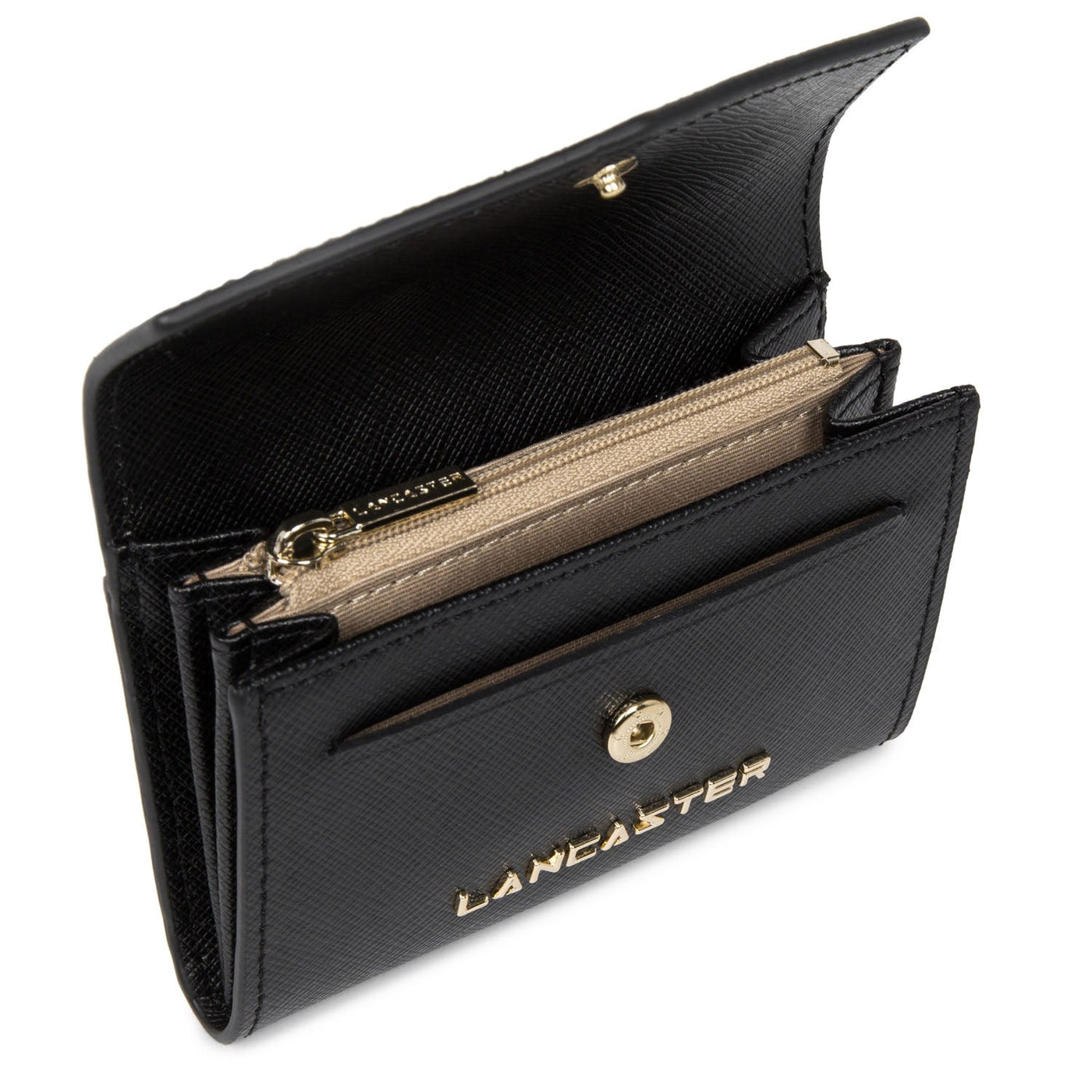 coin purse - saffiano signature #couleur_noir