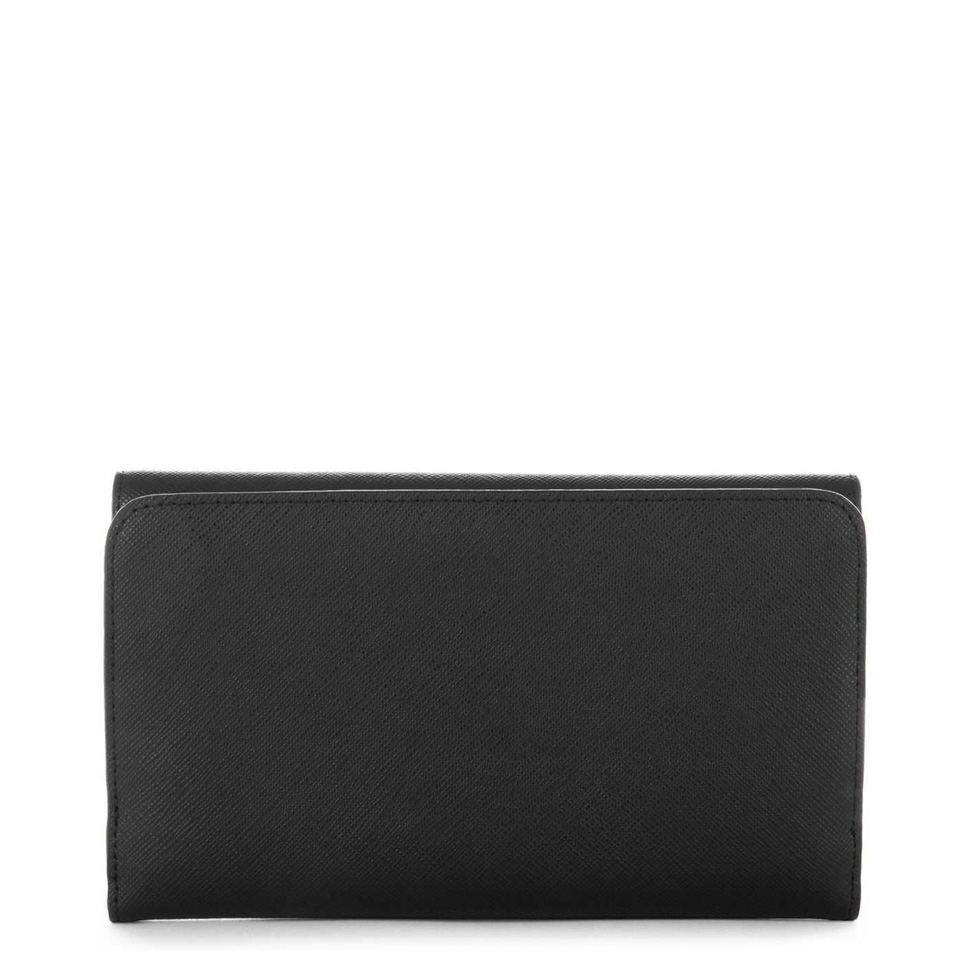 back to back organizer wallet - saffiano signature #couleur_noir