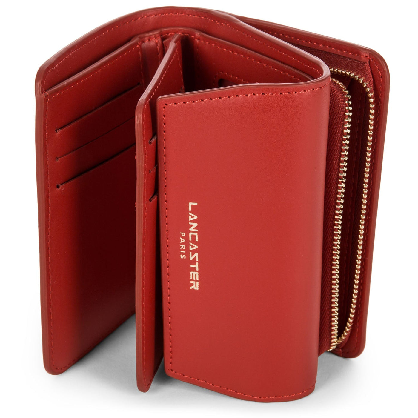 back to back wallet - smooth or #couleur_rouge