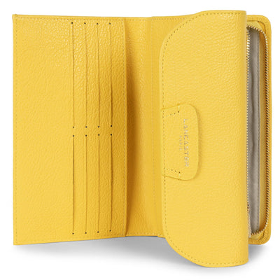 back to back organizer wallet - dune #couleur_jaune