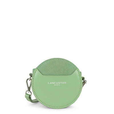 mini round coin purse - smooth lune #couleur_jade