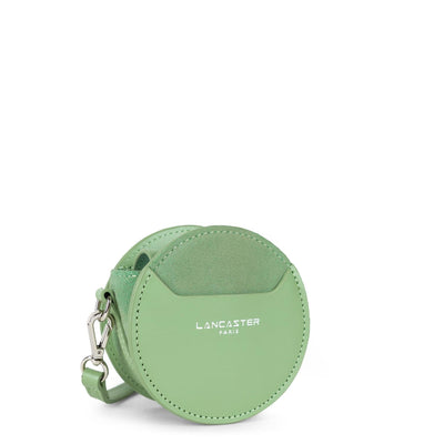 mini round coin purse - smooth lune #couleur_jade