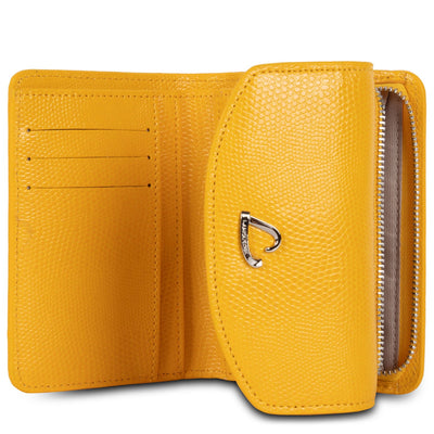 back to back wallet - lucertola #couleur_jaune