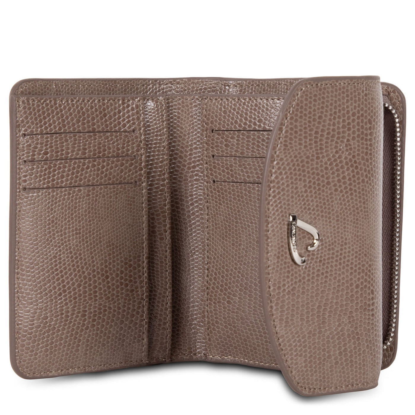 back to back wallet - lucertola #couleur_taupe