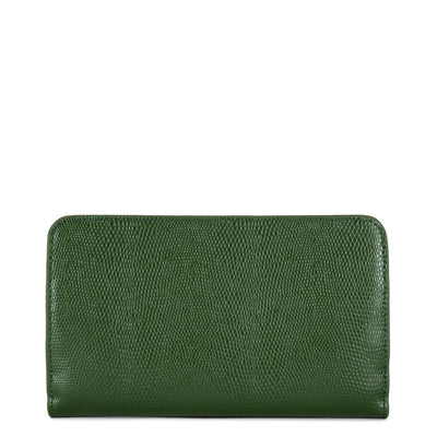 back to back organizer wallet - lucertola #couleur_vert-pin
