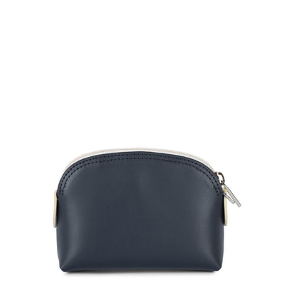 coin purse - smooth #couleur_bleu-fonc-ecru-bleu-ciel