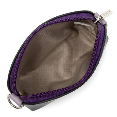 coin purse - smooth #couleur_bleu-fonc-mauve-violet