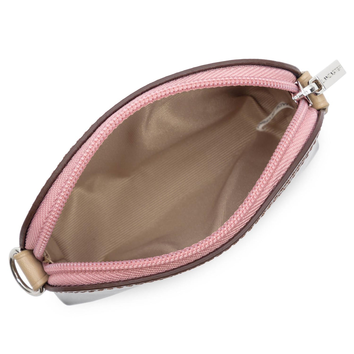 coin purse - smooth #couleur_marron-rose-antic-nude