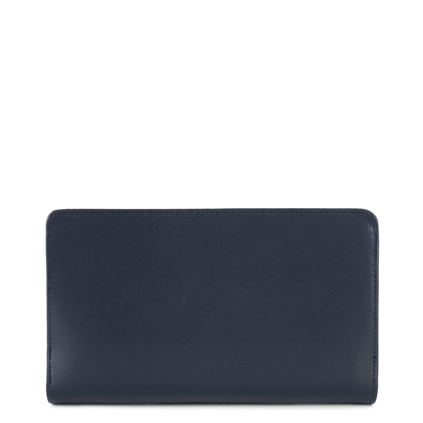 back to back organizer wallet - smooth #couleur_bleu-fonc-ecru-bleu-ciel
