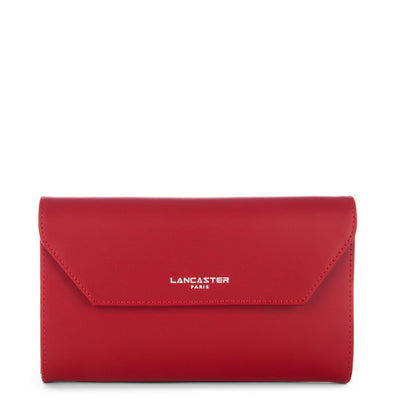 back to back organizer wallet - smooth #couleur_rouge