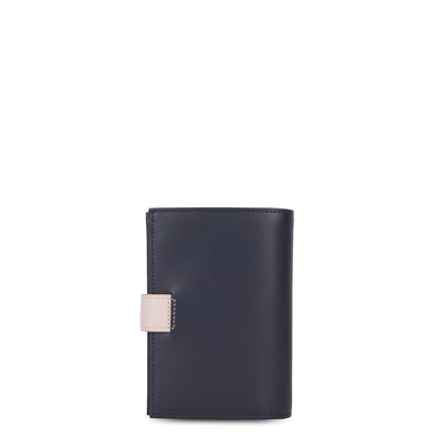 wallet - smooth #couleur_bleu-fonc-galet-ros-pastque
