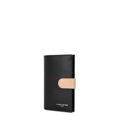 wallet - smooth #couleur_noir-nude-vison