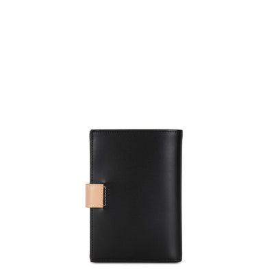 wallet - smooth #couleur_noir-nude-vison