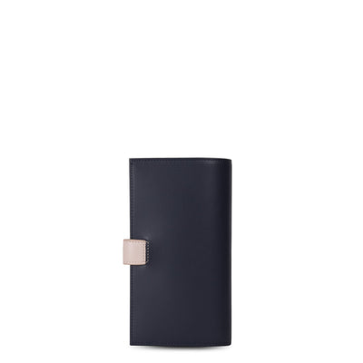 checkbook holder - smooth #couleur_bleu-fonc-galet-ros-pastque