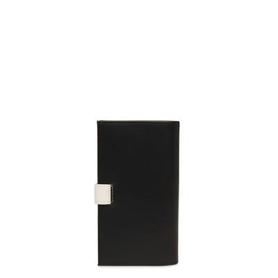 checkbook holder - smooth #couleur_noir-ecru-galet-ros