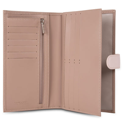 checkbook holder - smooth #couleur_nude-rose-galet-ros