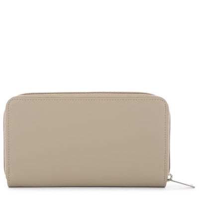 back to back organizer wallet - smooth #couleur_galet