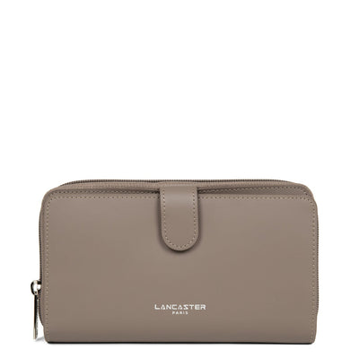 back to back organizer wallet - smooth #couleur_taupe