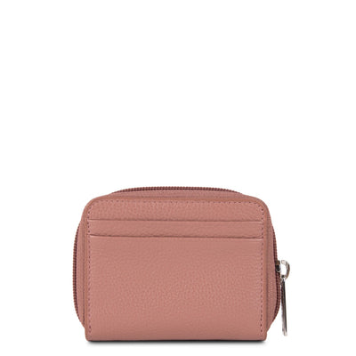 coin purse - foulonné pm #couleur_rose-cendre