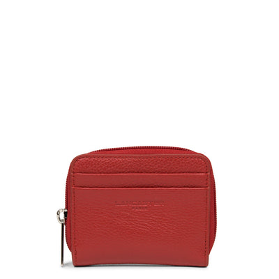 coin purse - foulonné pm #couleur_rouge