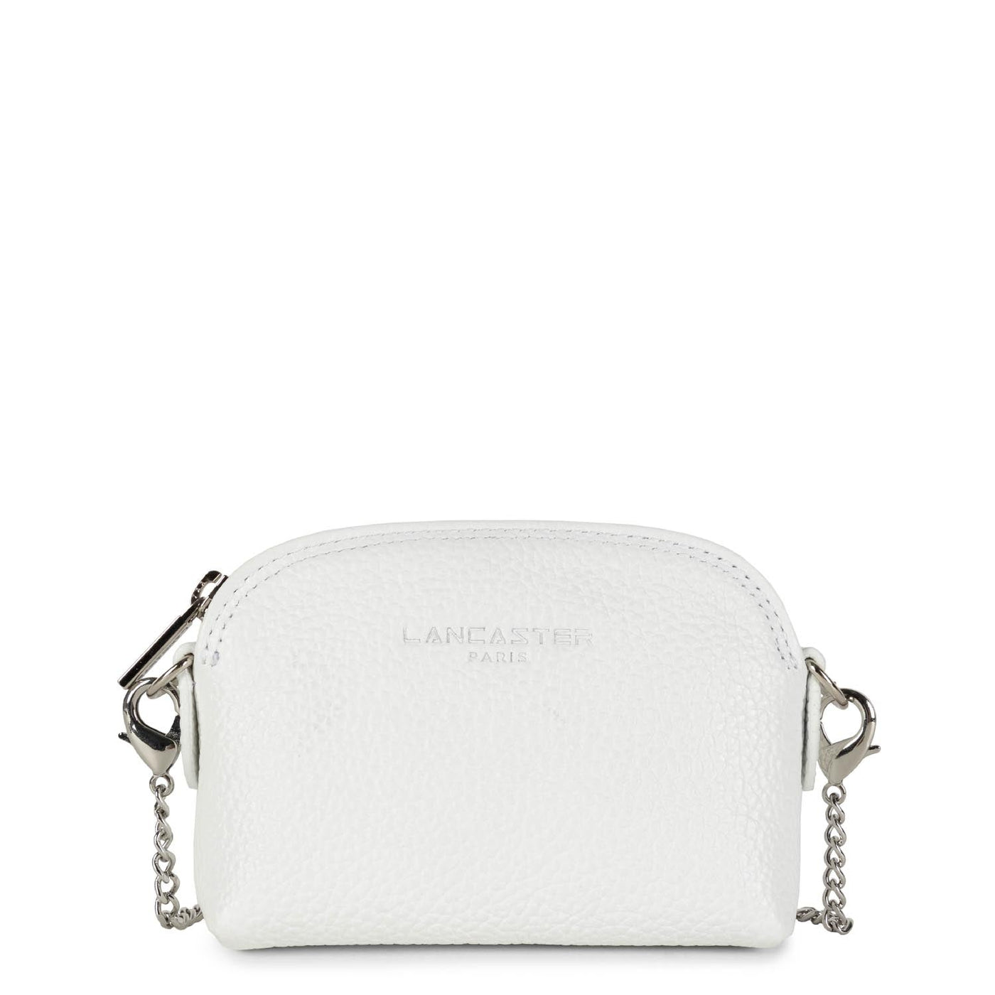 small coin purse - foulonné pm #couleur_blanc
